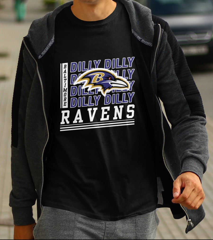 Baltimore Ravens Dilly Dilly Bud Light Nfl Team T-Shirt