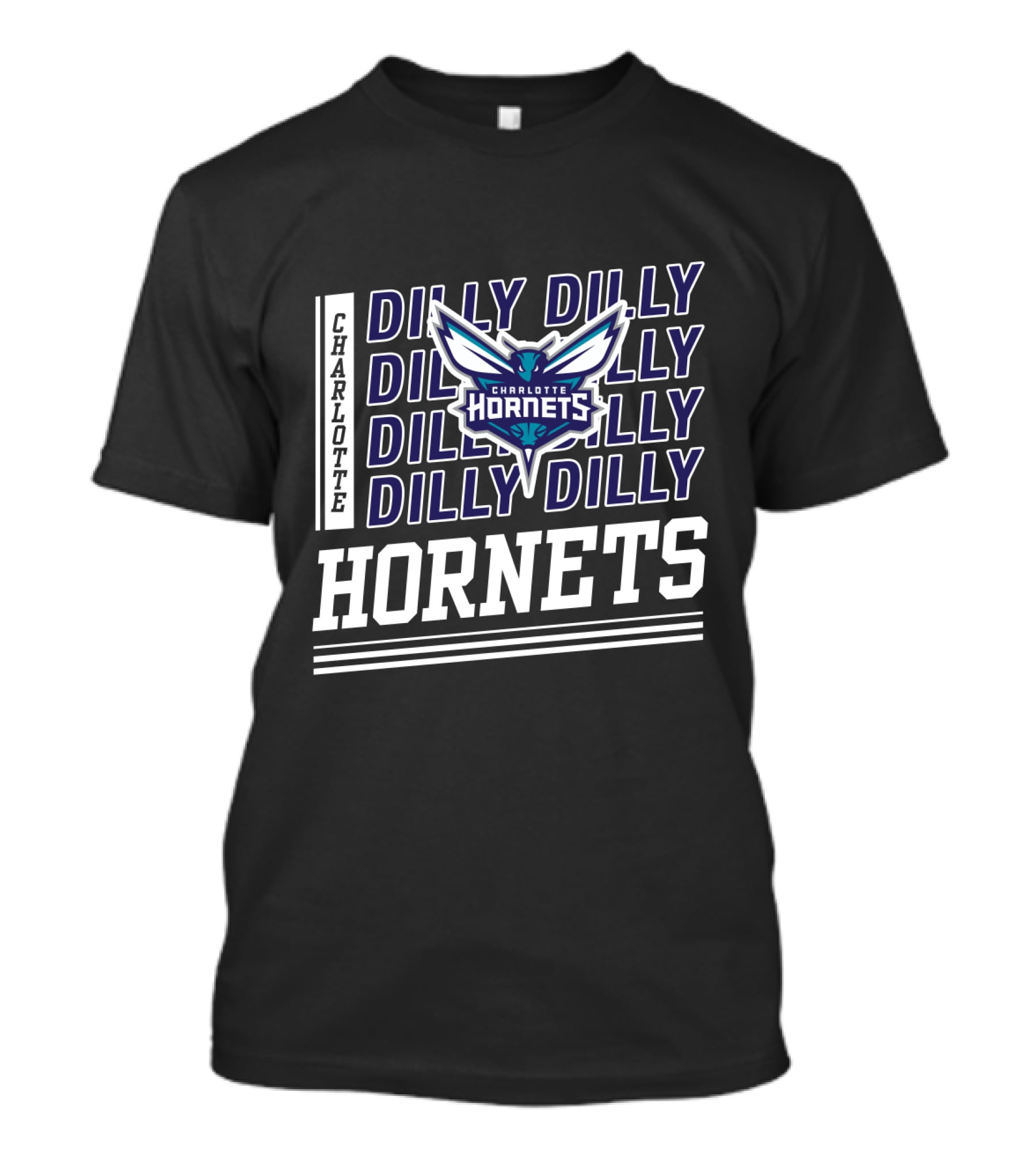 Charlotte Hornets Logo Dilly Dilly Bud Light Fan T-Shirt