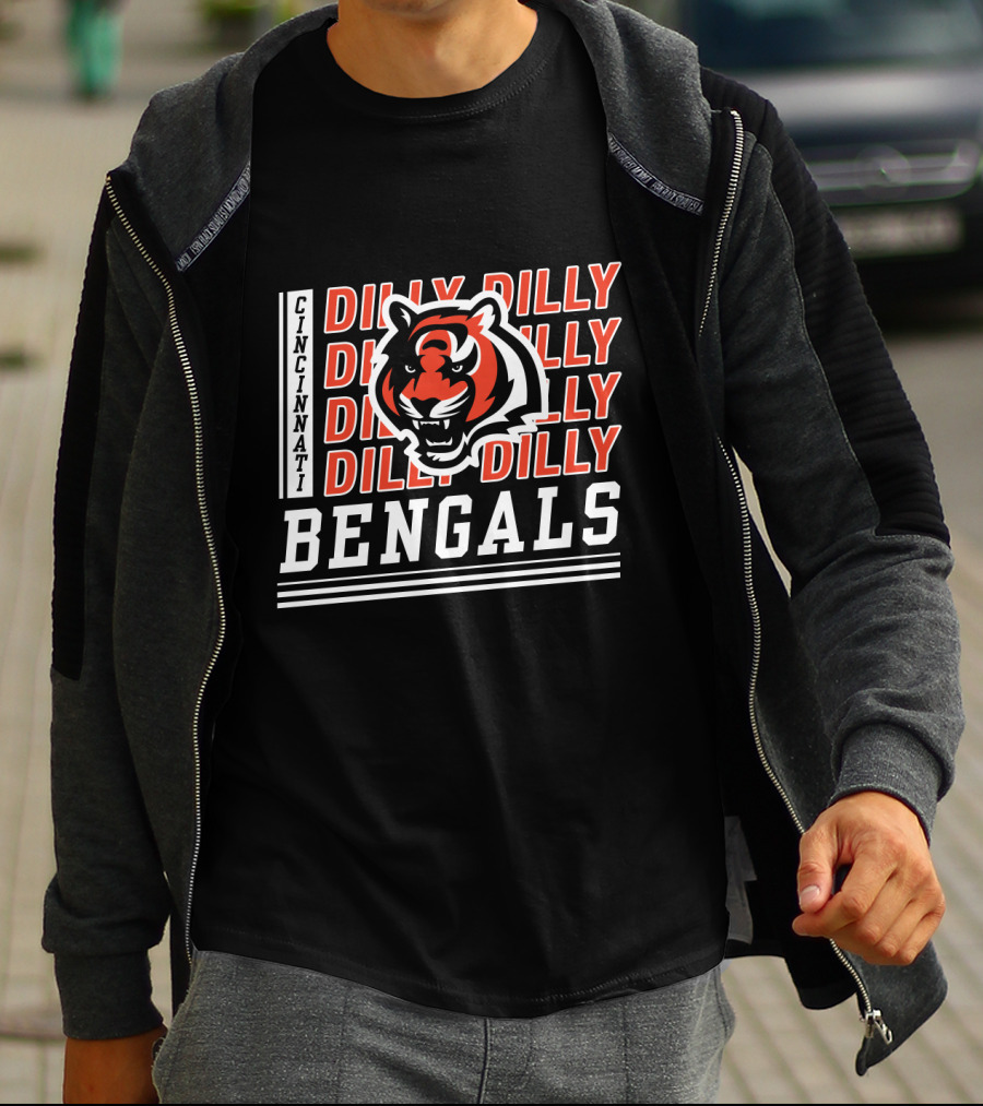 Cincinnati Bengals Dilly Dilly Tiger T-Shirt