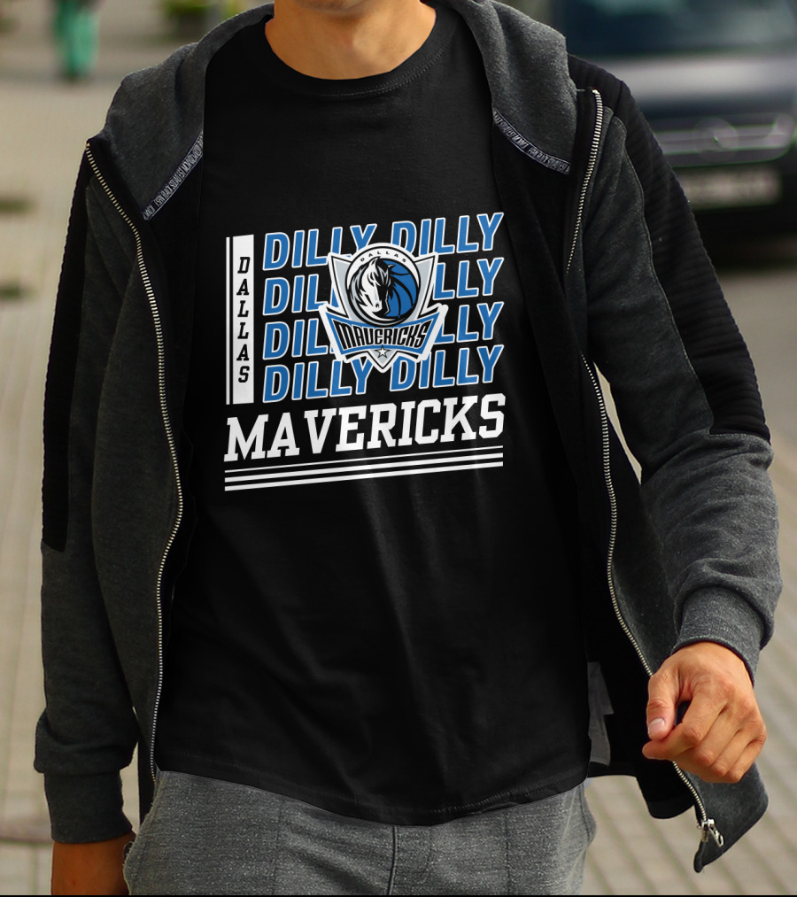 Dallas Mavericks Dilly Dilly Bud Light Mavericks Basketball Fan Gear T-Shirt