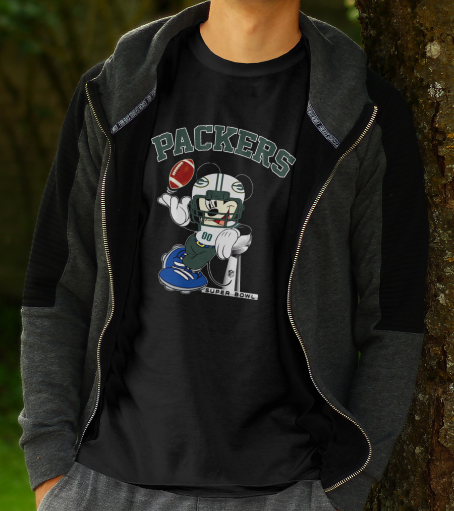 Packers Mickey Super Bowl Nfl T-Shirt
