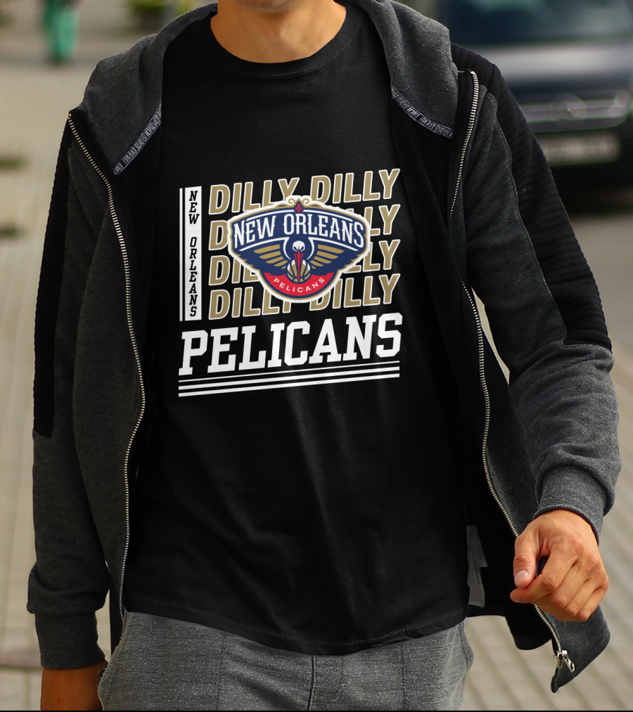 New Orleans Pelicans Dilly Dilly Bud Light Logo Nba T-Shirt