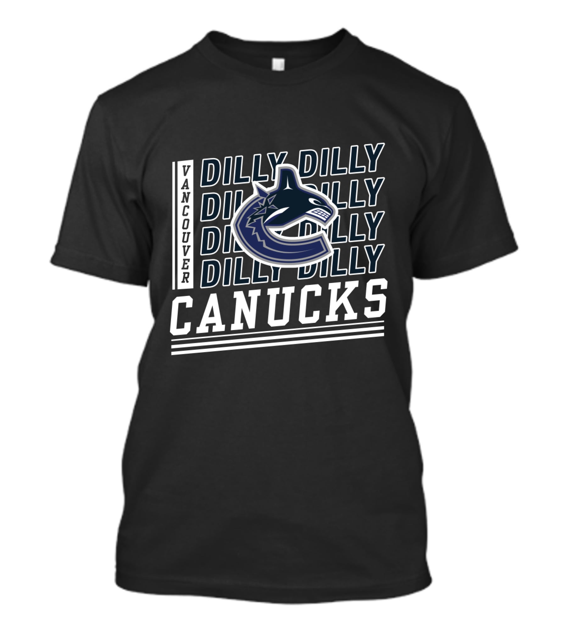 Vancouver Canucks Dilly Dilly Logo Fan Motto T-Shirt