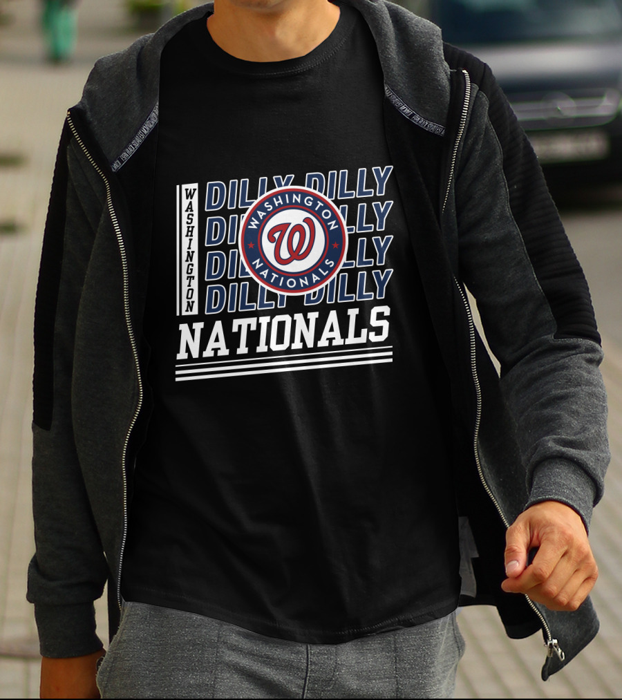 Washington Nationals Dilly Dilly Fans Logo Nationals T-Shirt