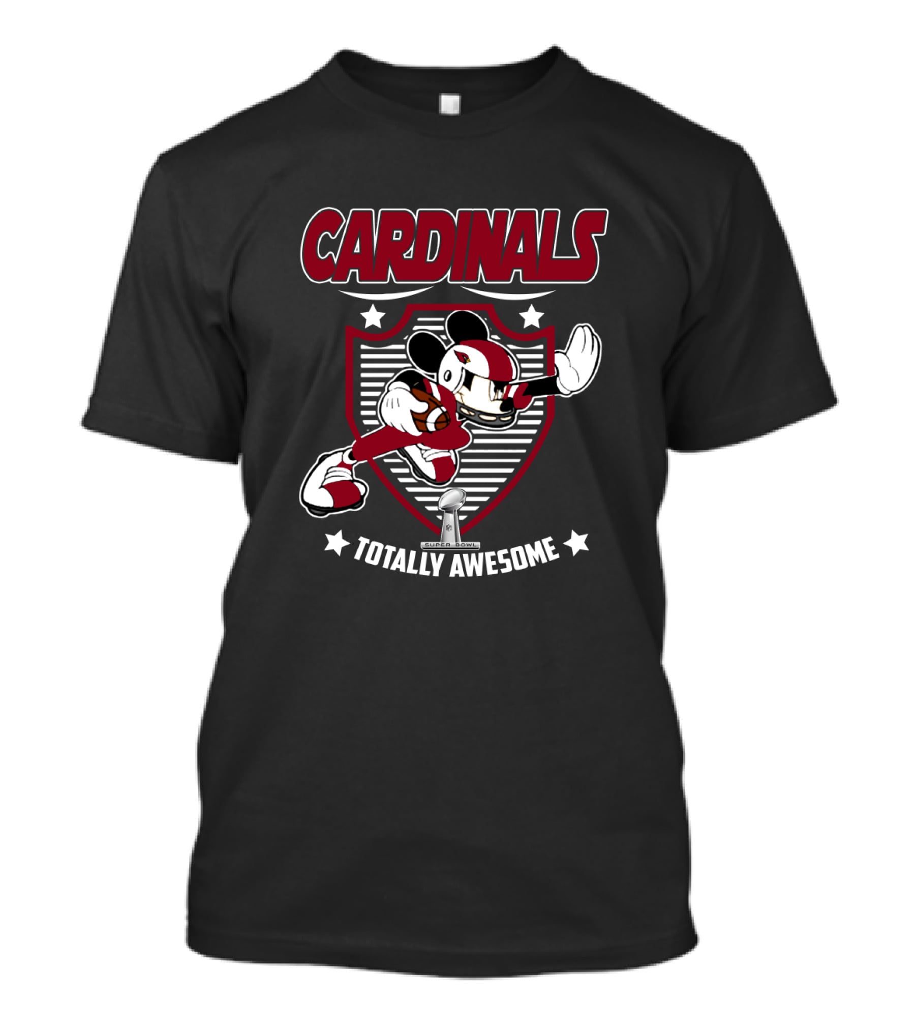 Cardinals Totally Awesome Mickey Football Stars T-Shirt