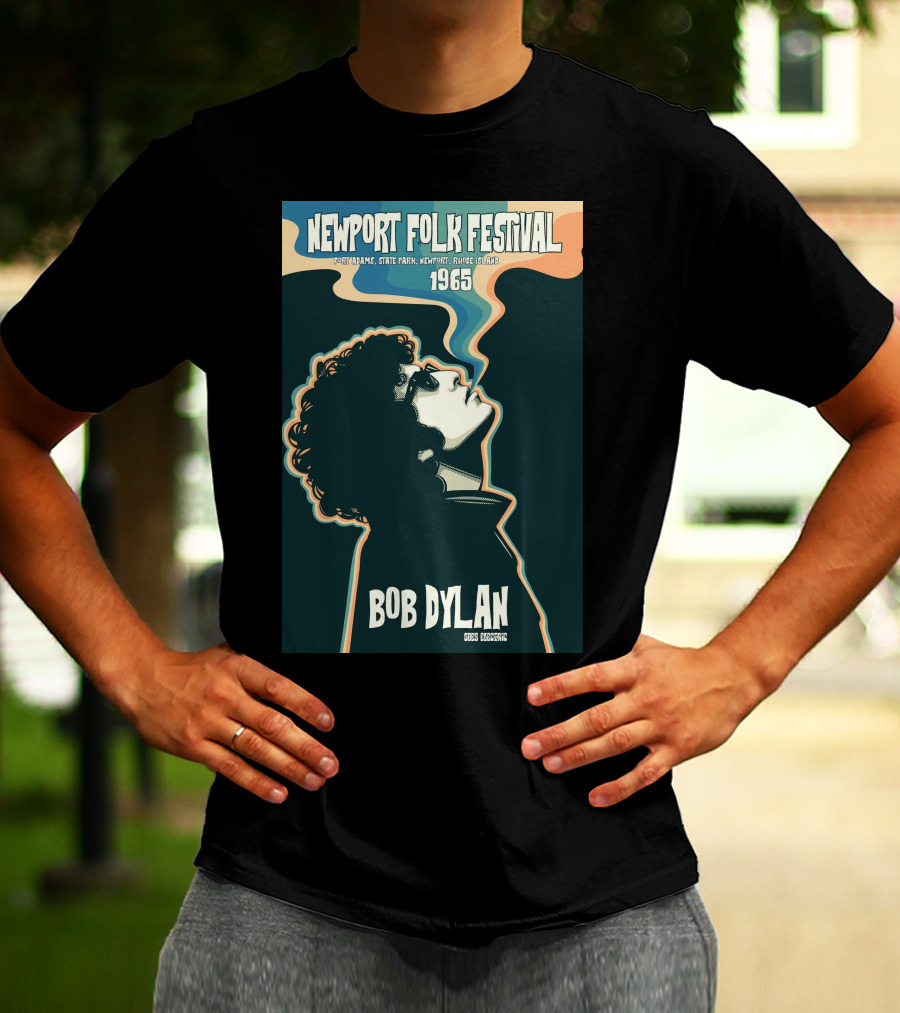 Newport Folk Festival 1965 Bob Dylan T-Shirt