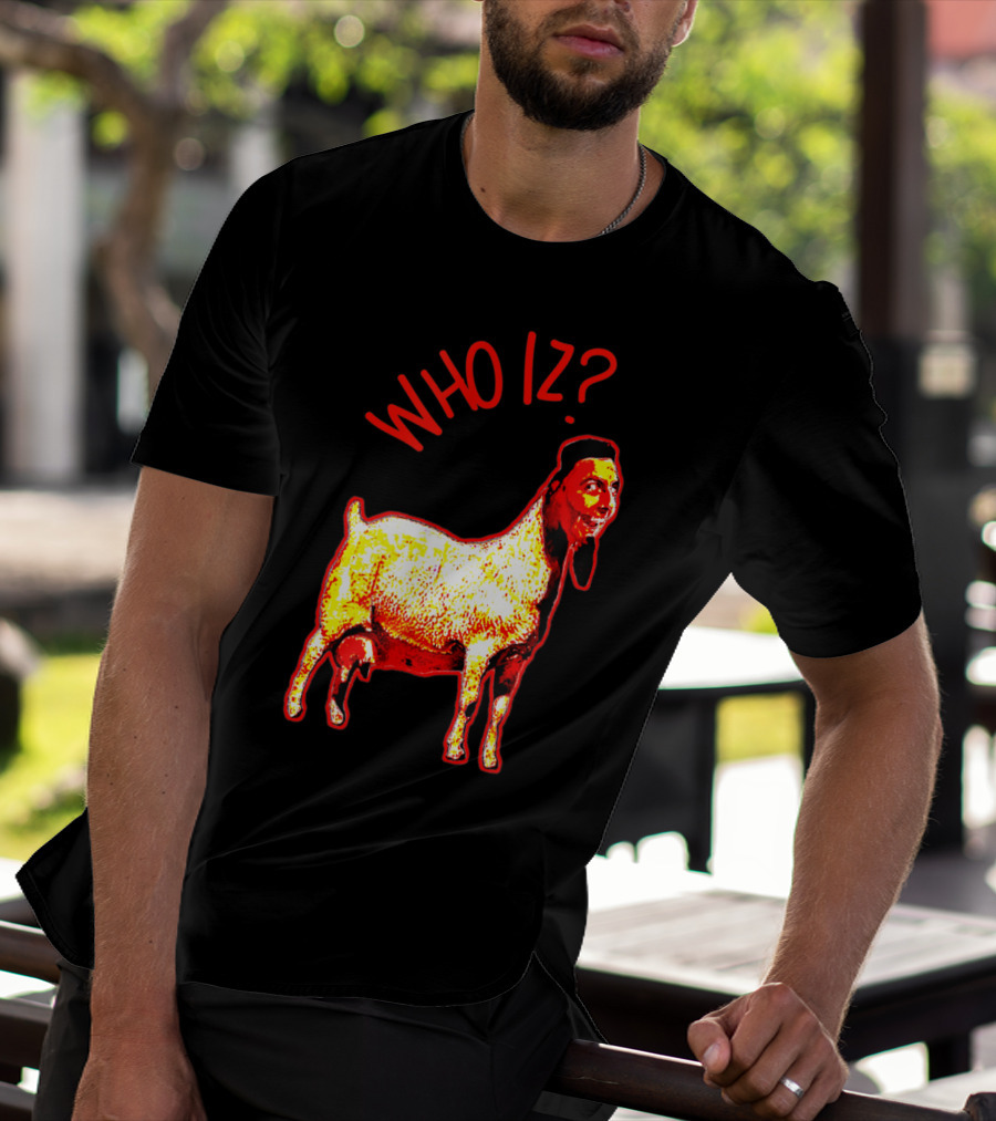 Who Iz Man Myth Legend Goat Nocap T-Shirt