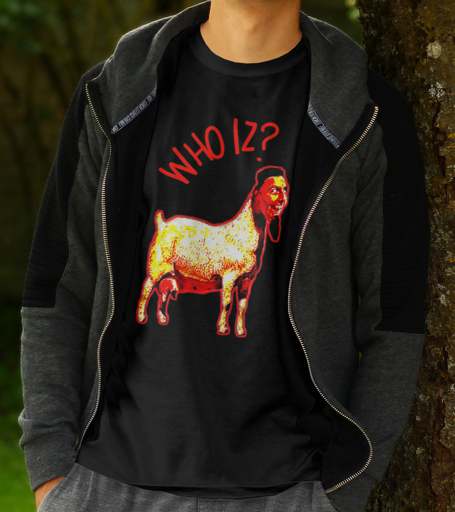 Who Iz Man Myth Legend Goat Nocap T-Shirt