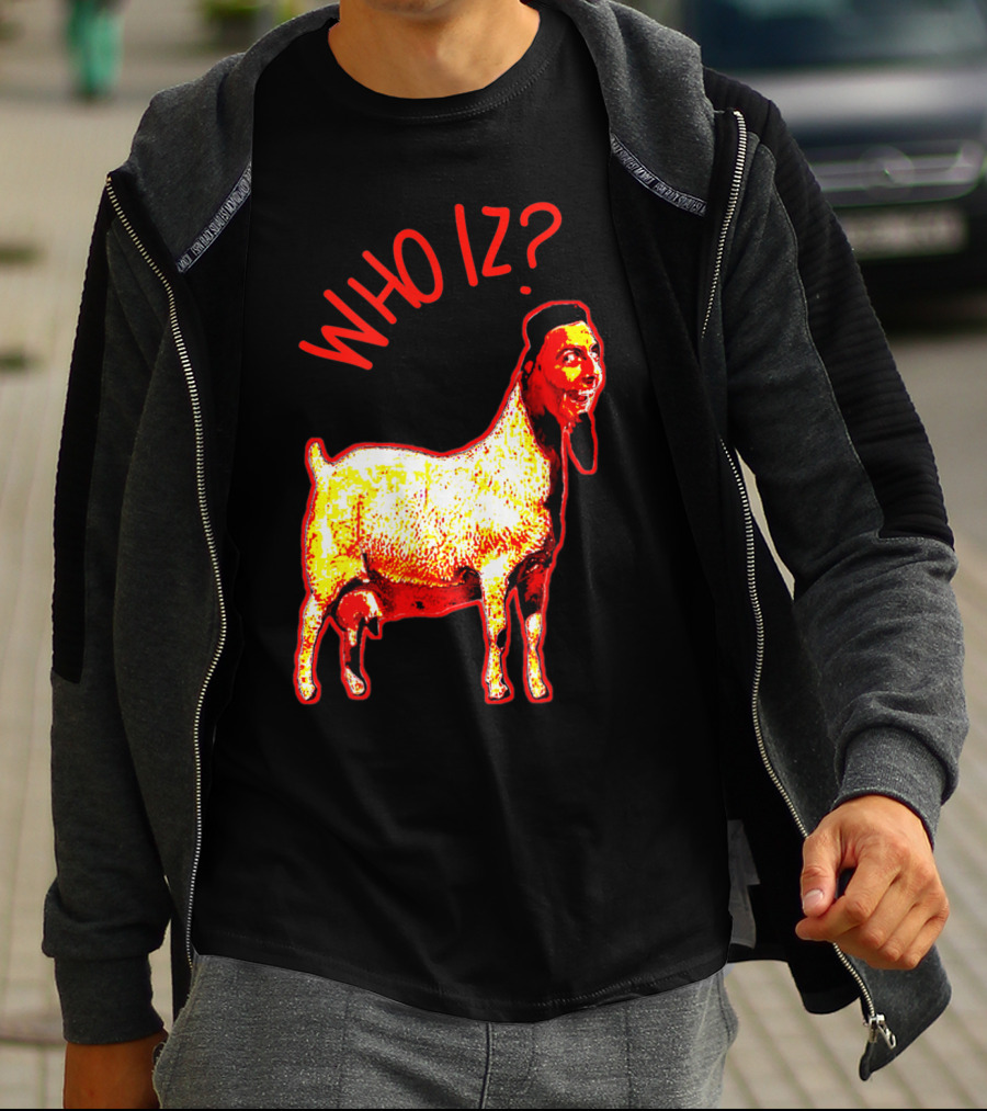 Who Iz Man Myth Legend Goat Nocap T-Shirt