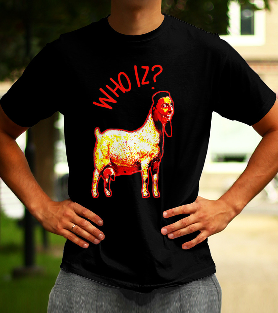 Who Iz Man Myth Legend Goat Nocap T-Shirt