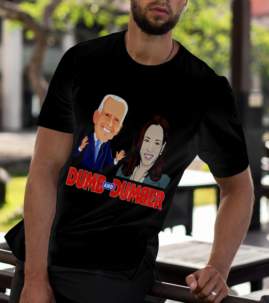 Dumb And Dumber Political Caricature Duo T-Shirt