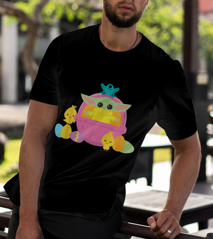 Baby Yoda Easter Chick And Egg Surprise T-Shirt