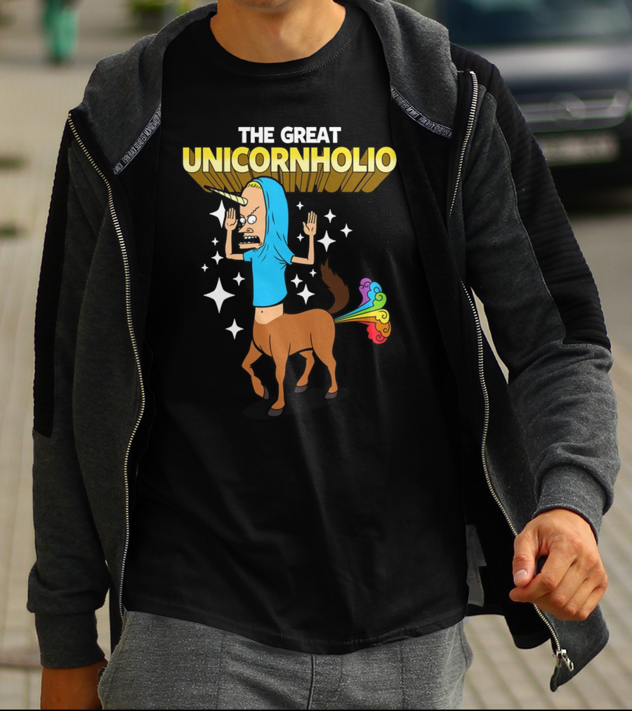 THE GREAT UNICORNHOLIO BEAVIS AND BUTT-HEAD T-Shirt