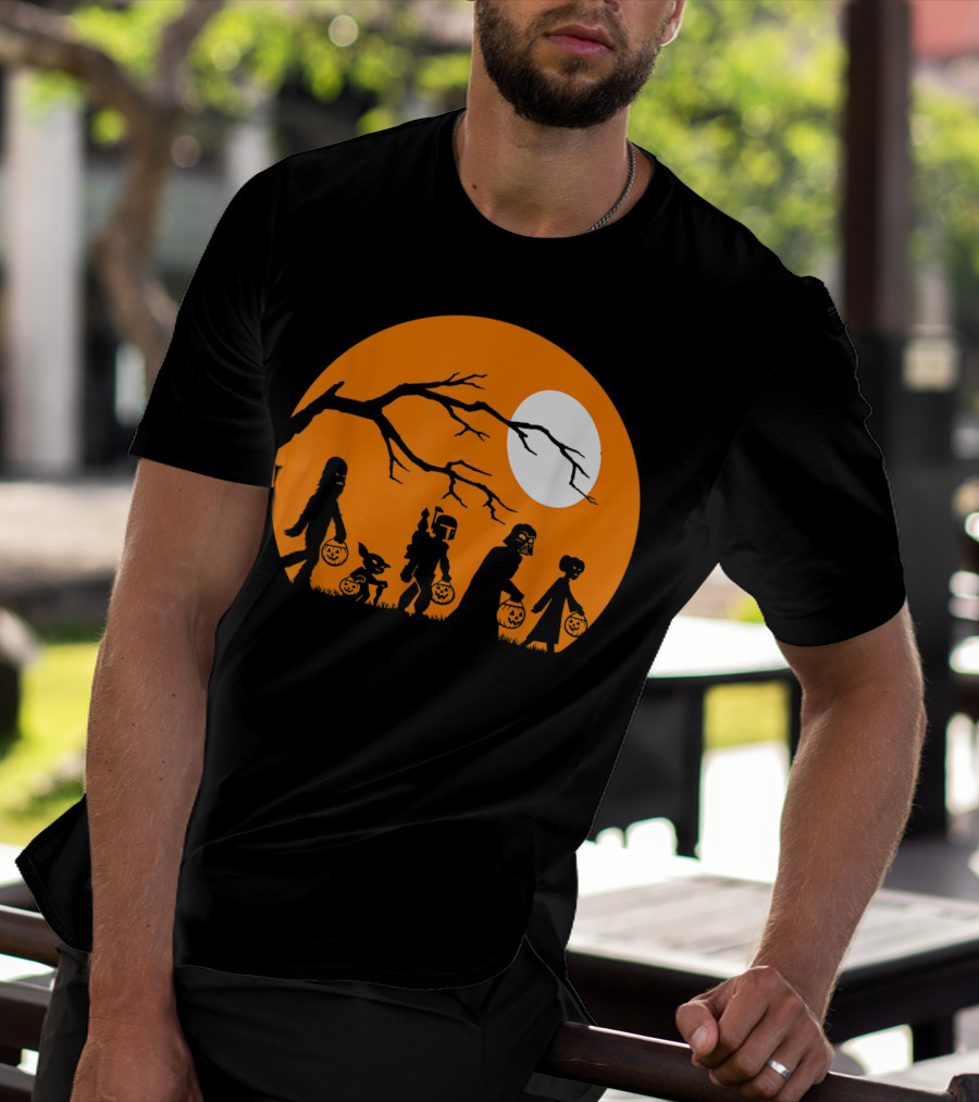 Trick Or Treat Halloween Characters Star Wars T-Shirt
