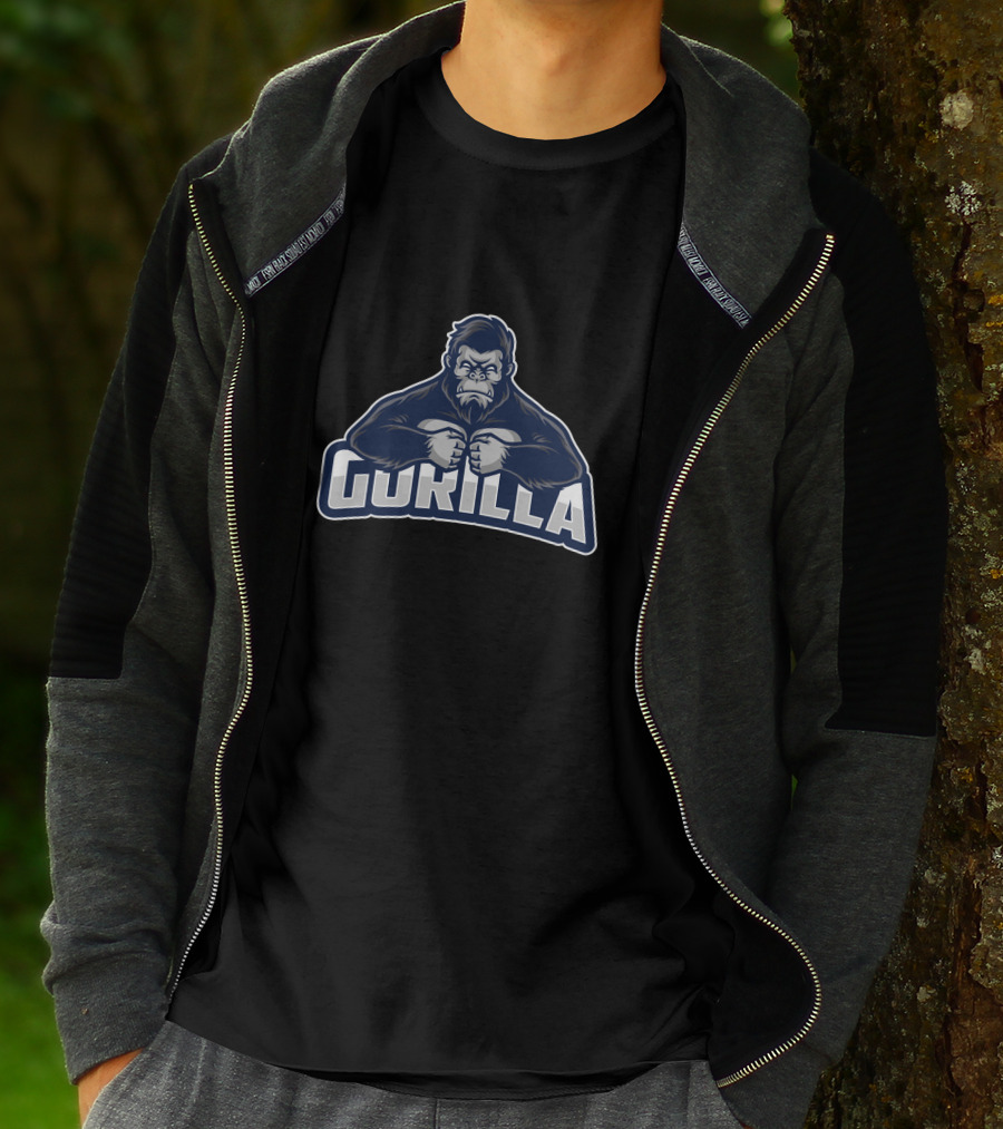 GORILLA Fierce Muscular Primate T-Shirt