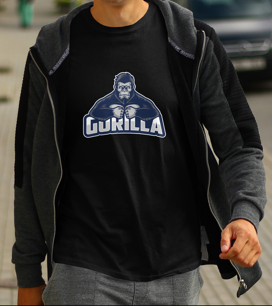 GORILLA Fierce Muscular Primate T-Shirt