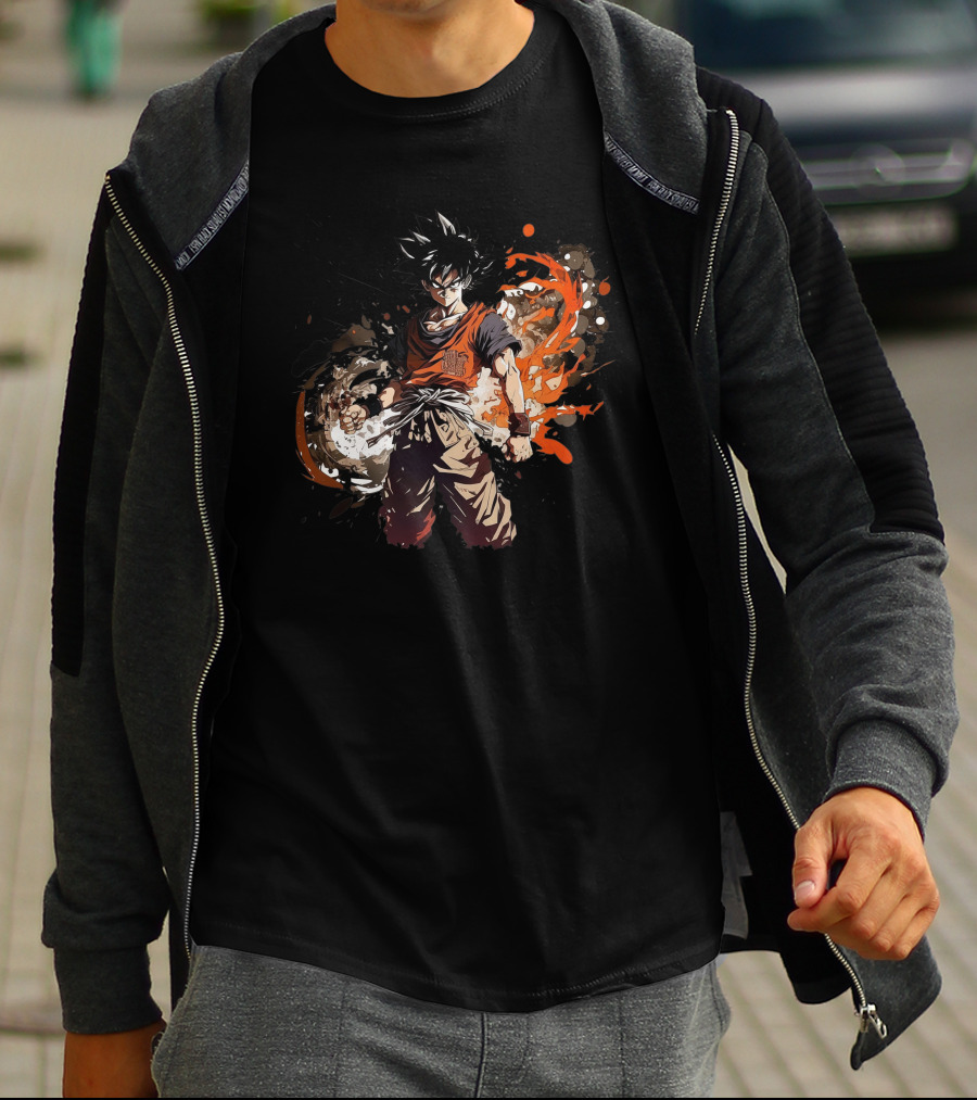 Songoku Dragon Ball Power Stance T-Shirt