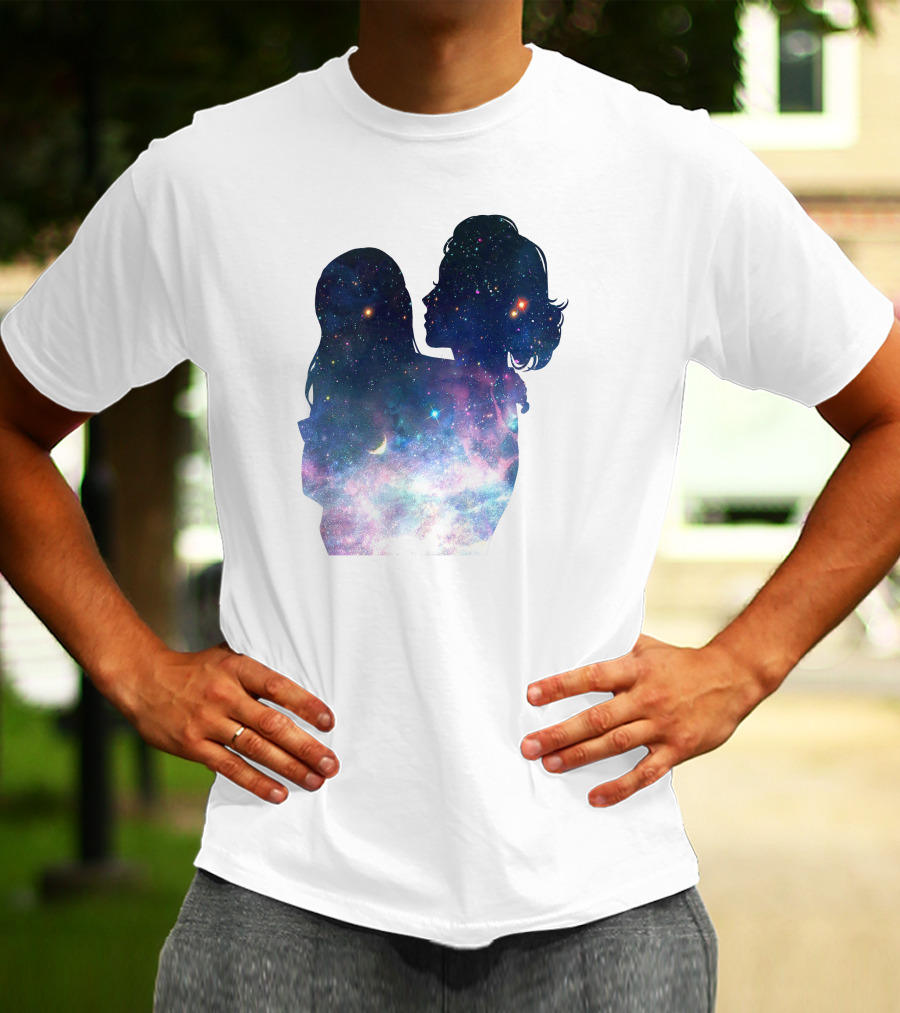 Mother Love In Me Celestial Galaxy T-Shirt