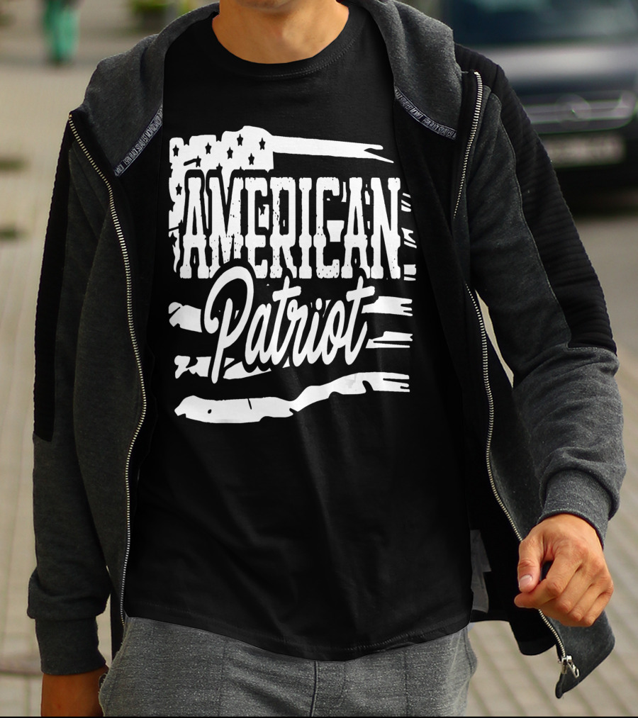 American Flag Patriot USA Decor Party American Patriotic Party T-Shirt