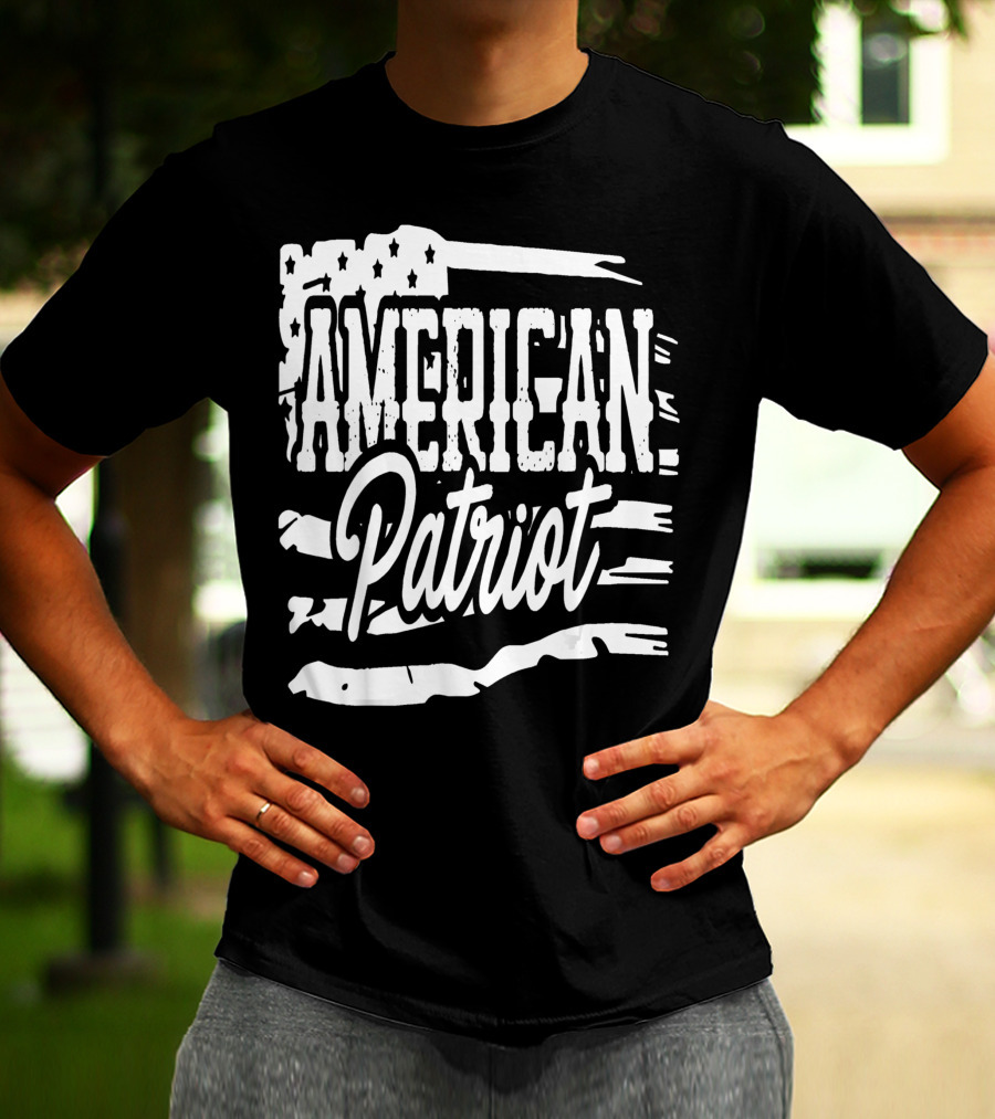 American Flag Patriot USA Decor Party American Patriotic Party T-Shirt