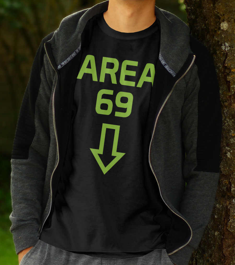 AREA 69 Down Arrow T-Shirt