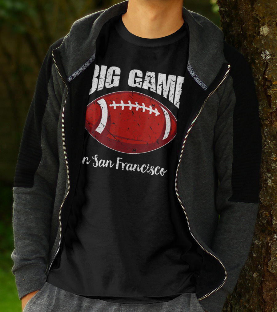 Big Game In San Francisco Vintage Football T-Shirt