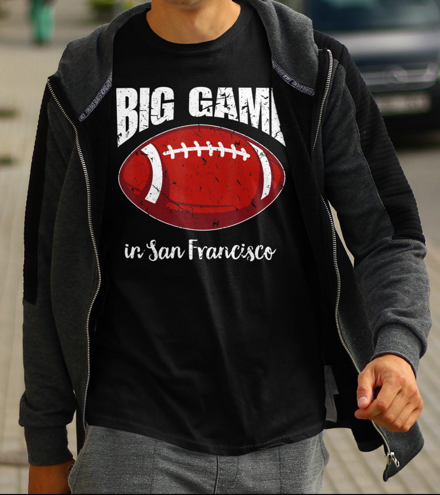 Big Game In San Francisco Vintage Football T-Shirt