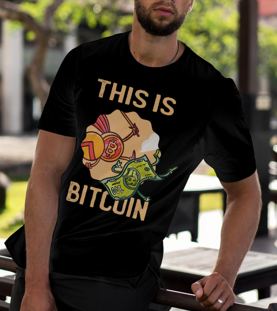 This Is Bitcoin Crypto Hodl Hold Shares Spartan Capital Bull Bear T-Shirt