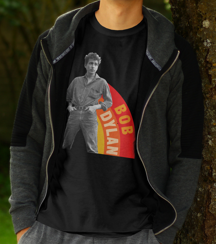 Bob Dylan Rainbow Photo T-Shirt