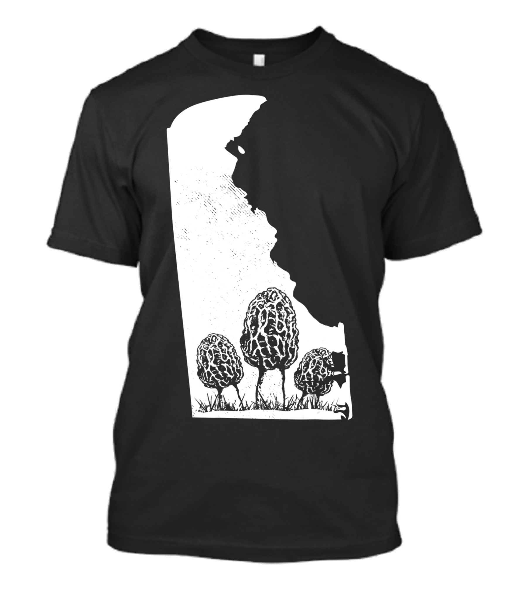 Delaware Morel Mushroom Hunting Foraging Shrooming Hunter Exploration T-Shirt