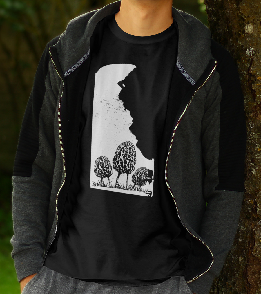 Delaware Morel Mushroom Hunting Foraging Shrooming Hunter Exploration T-Shirt