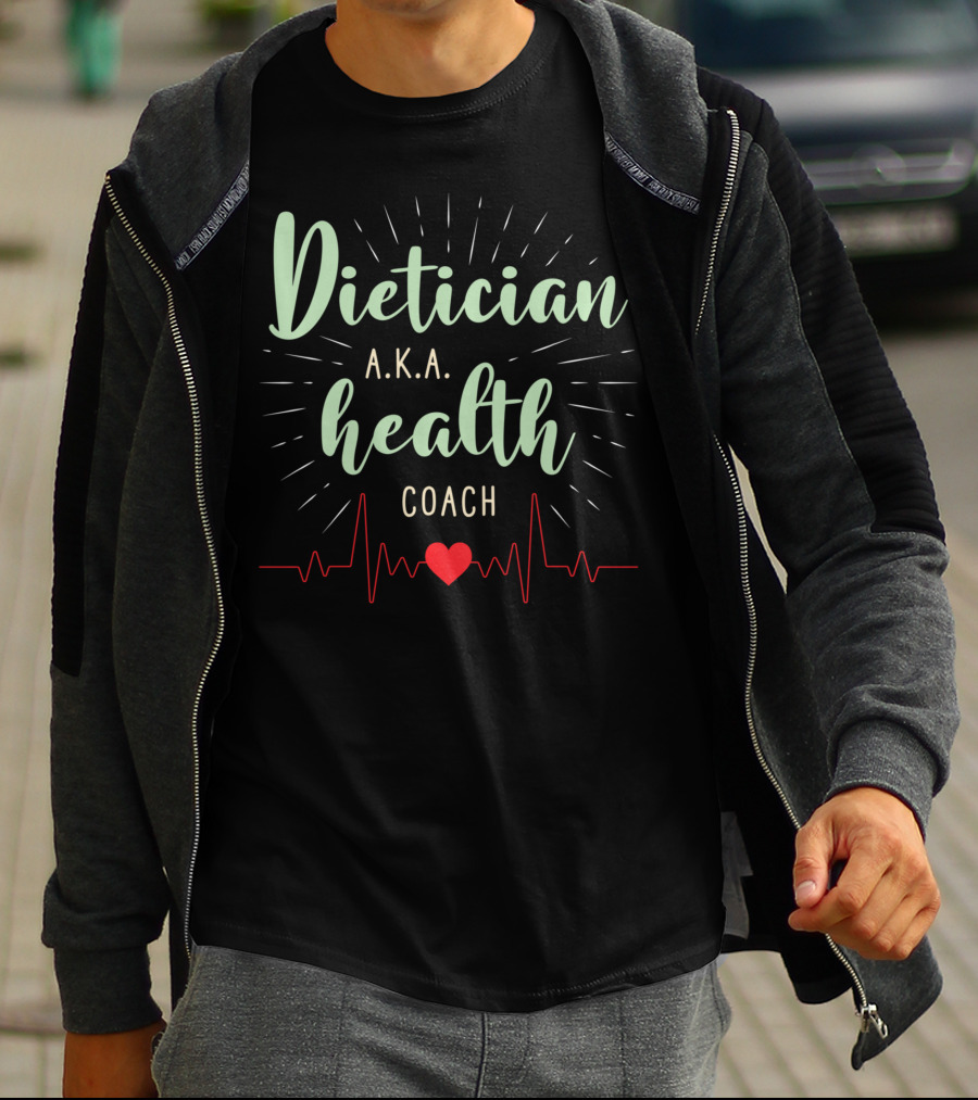Dietician AKA Health Coach Heartbeat T-Shirt