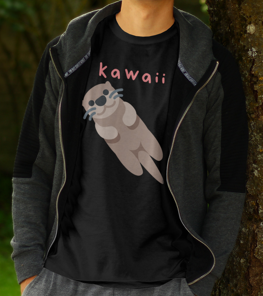 Kawaii Japanese Cute Sea Otter T-Shirt