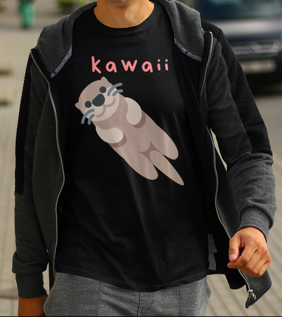Kawaii Japanese Cute Sea Otter T-Shirt