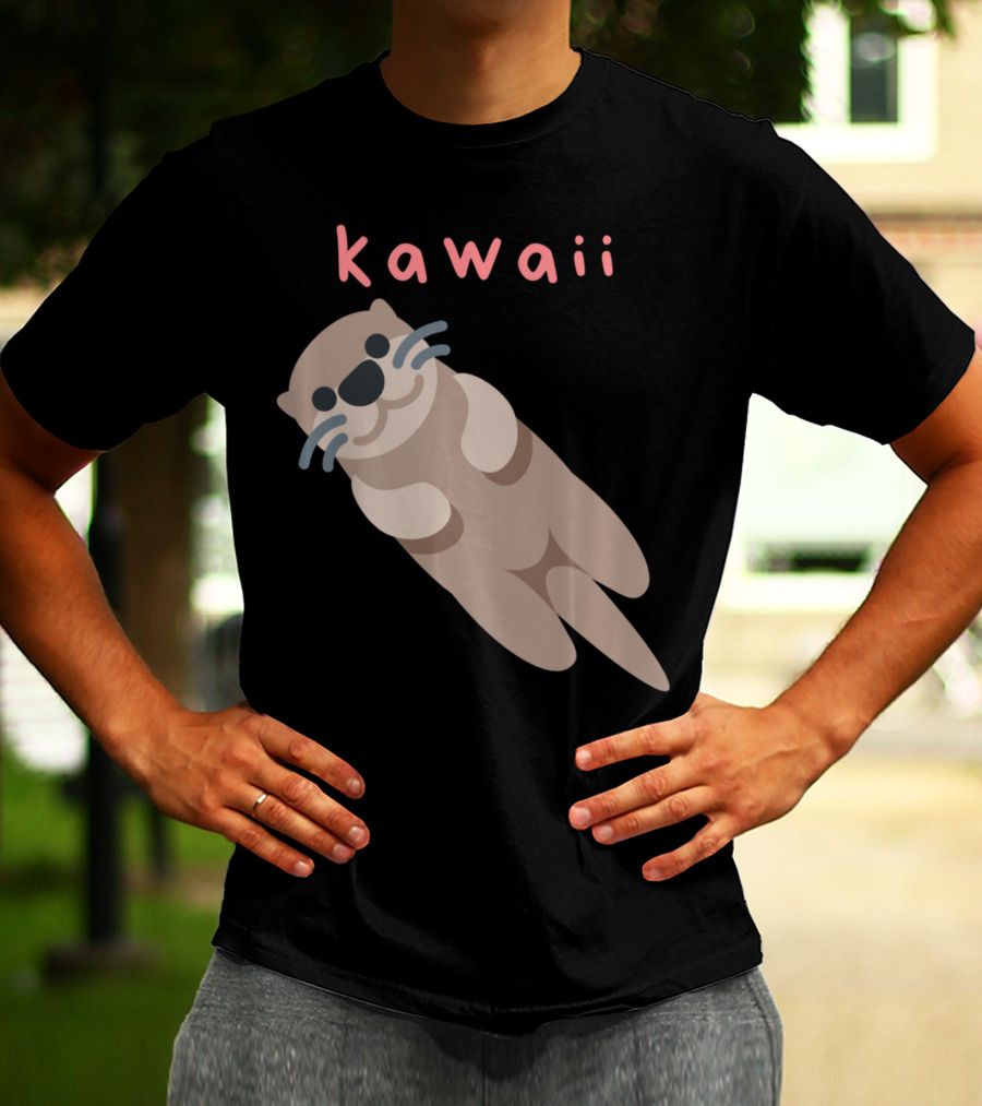 Kawaii Japanese Cute Sea Otter T-Shirt