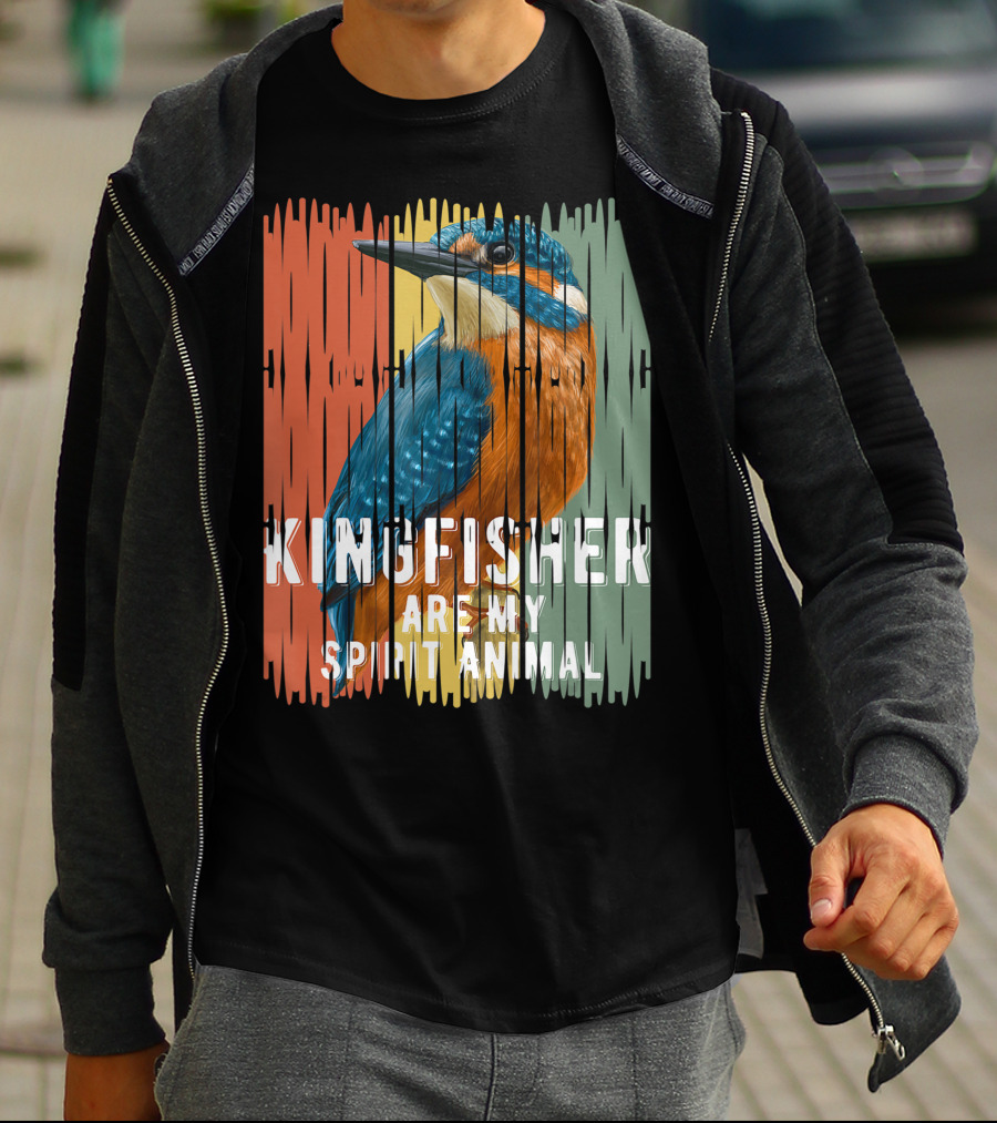 Kingfisher Are My Spirit Animal T-Shirt