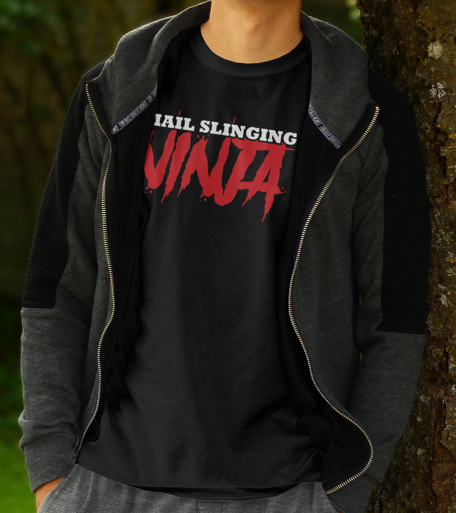 Mail Slinging Ninja Postal Worker Courier Mailman T-Shirt