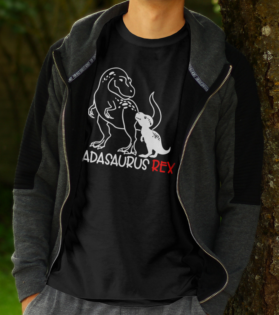 Dadasaurus Rex Papa Saurus Daddy T-Rex Dinosaur Father's Day T-Shirt