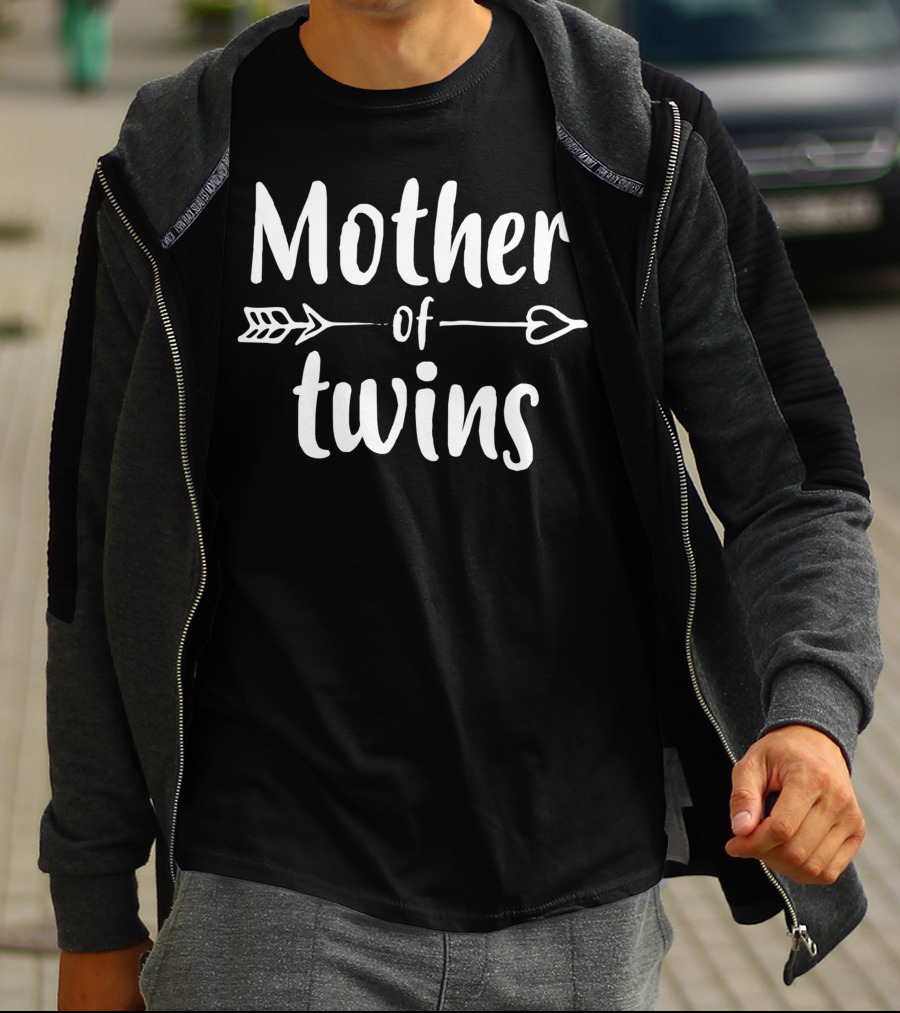 Mother Of Twins Arrow T-Shirt