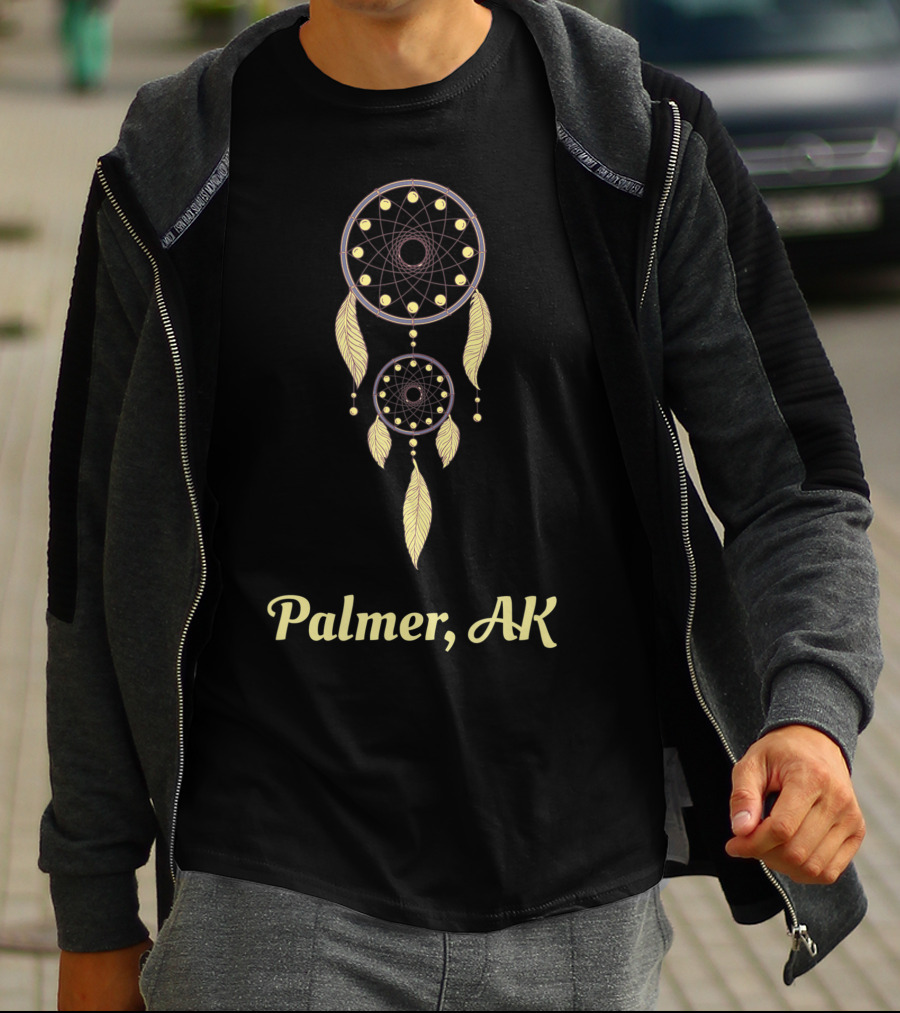 Palmer AK Dreamcatcher With Native American Feathers T-Shirt