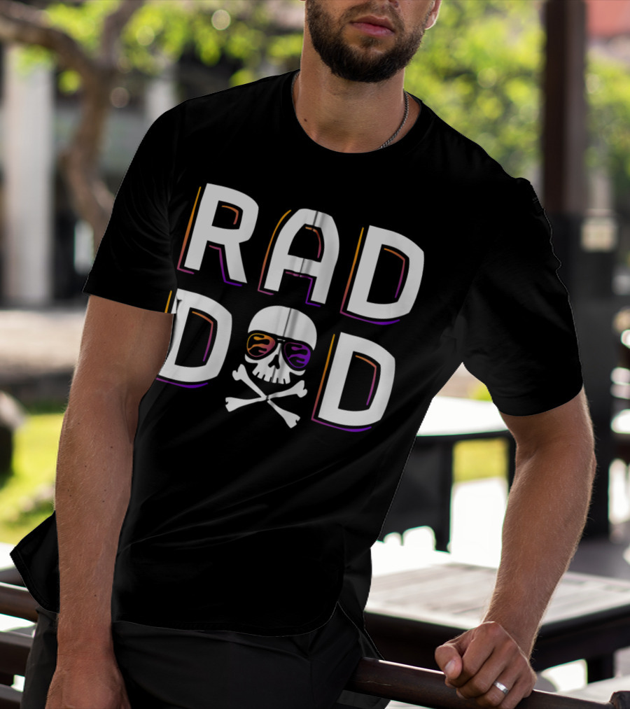 Ripple Junction Rad Dad Skull With Sunglasses T-Shirt