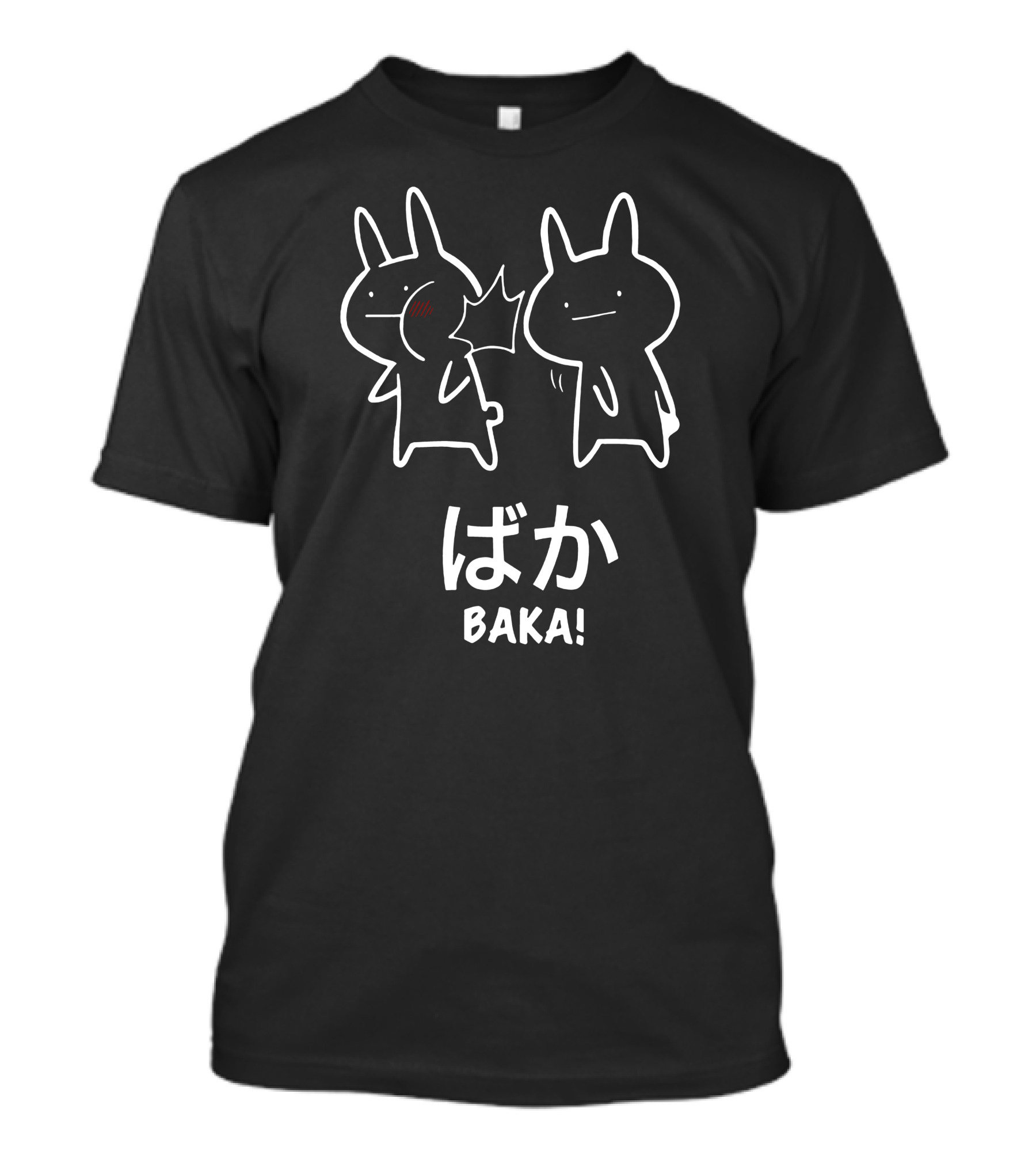 Baka Meme Anime Rabbit Funny Slap T-Shirt