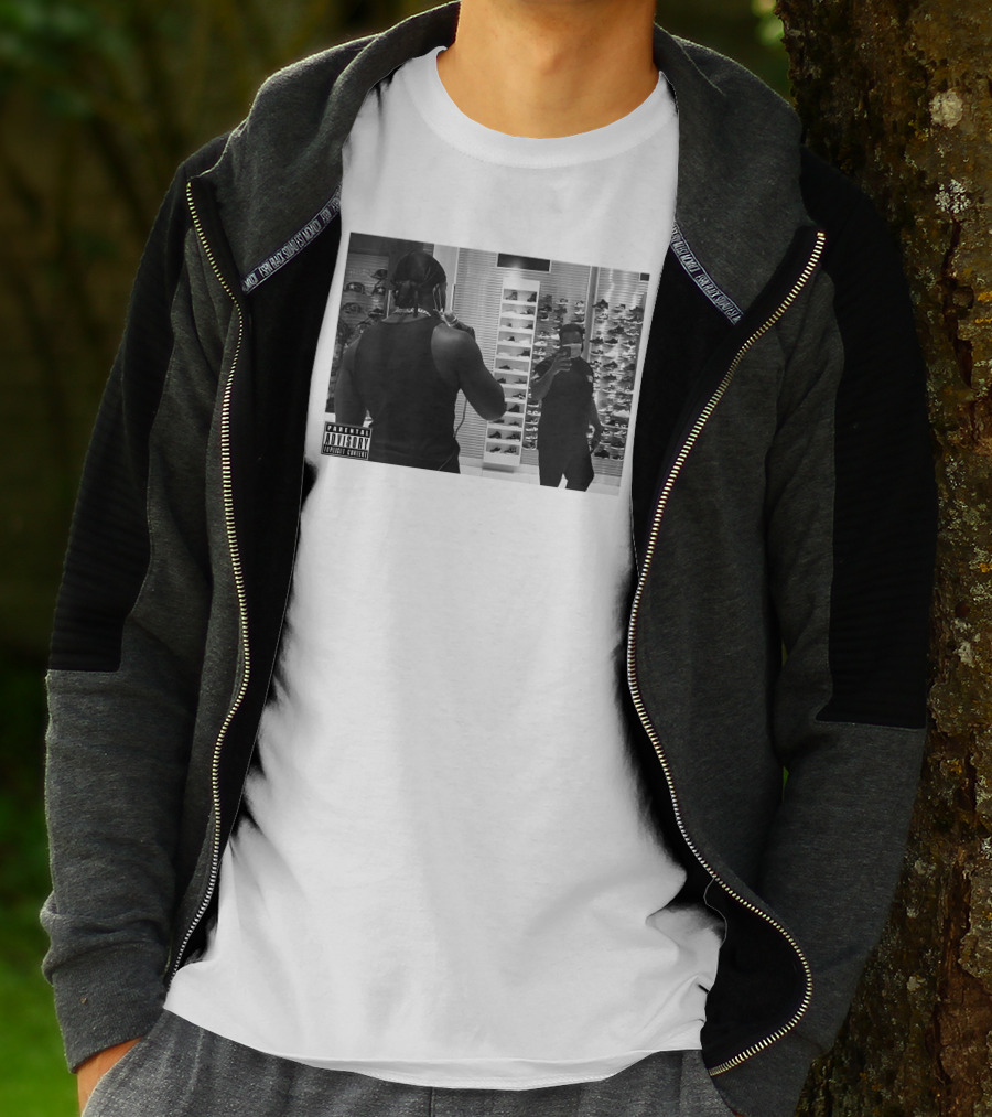 Jidion Merch PICTURE Parental Advisory Mirror Selfie Sneaker Store T-Shirt