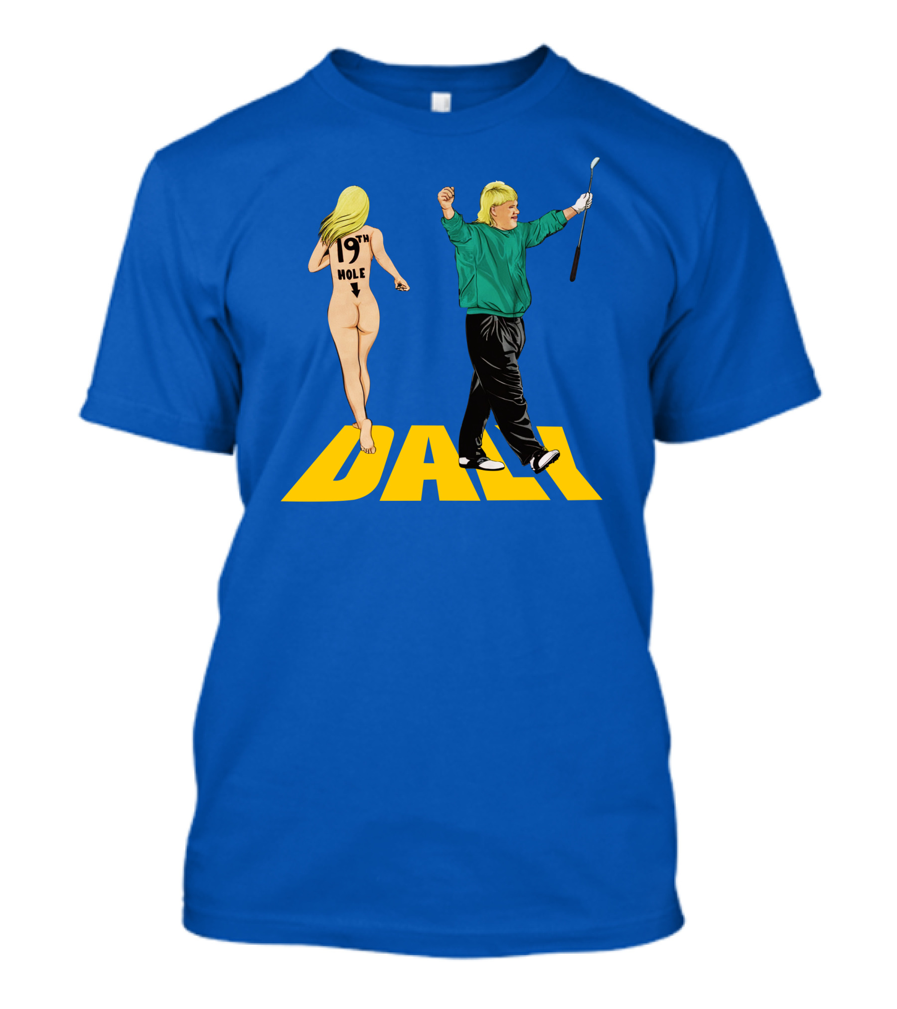 John Daly 19Th Hole Celebratory Pose With Golf Club T-Shirt