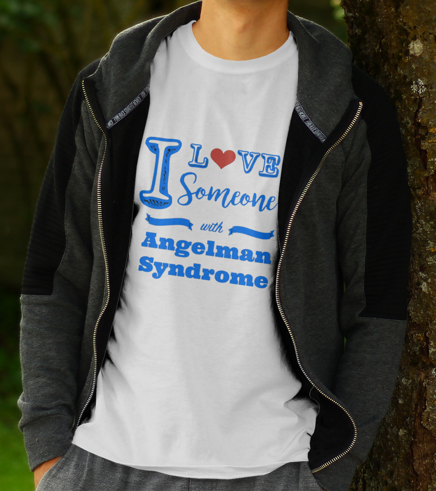 I Love Someone With Angelman Syndrome Autism Awareness T-Shirt