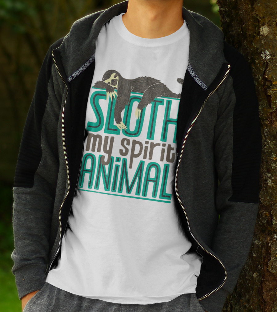 Sloth Sloth My Spirit Animal Relaxed Creature T-Shirt