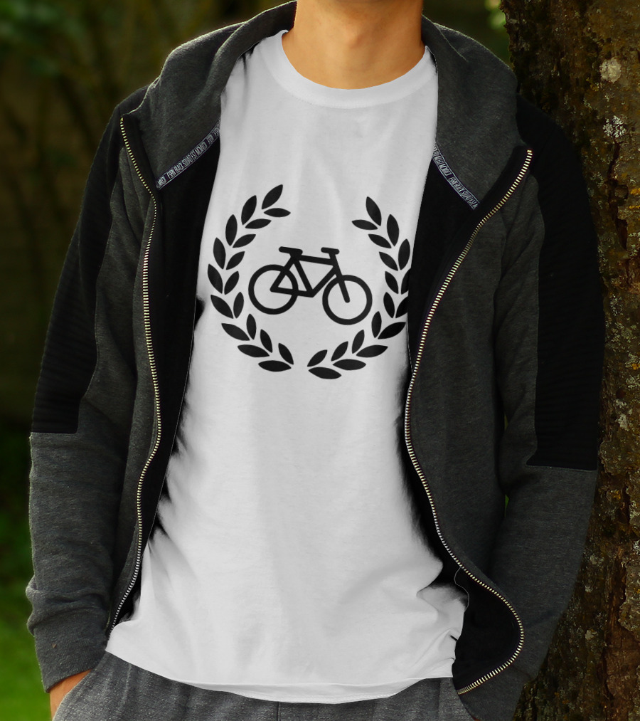 Bicycle Laurel Wreath My Love T-Shirt