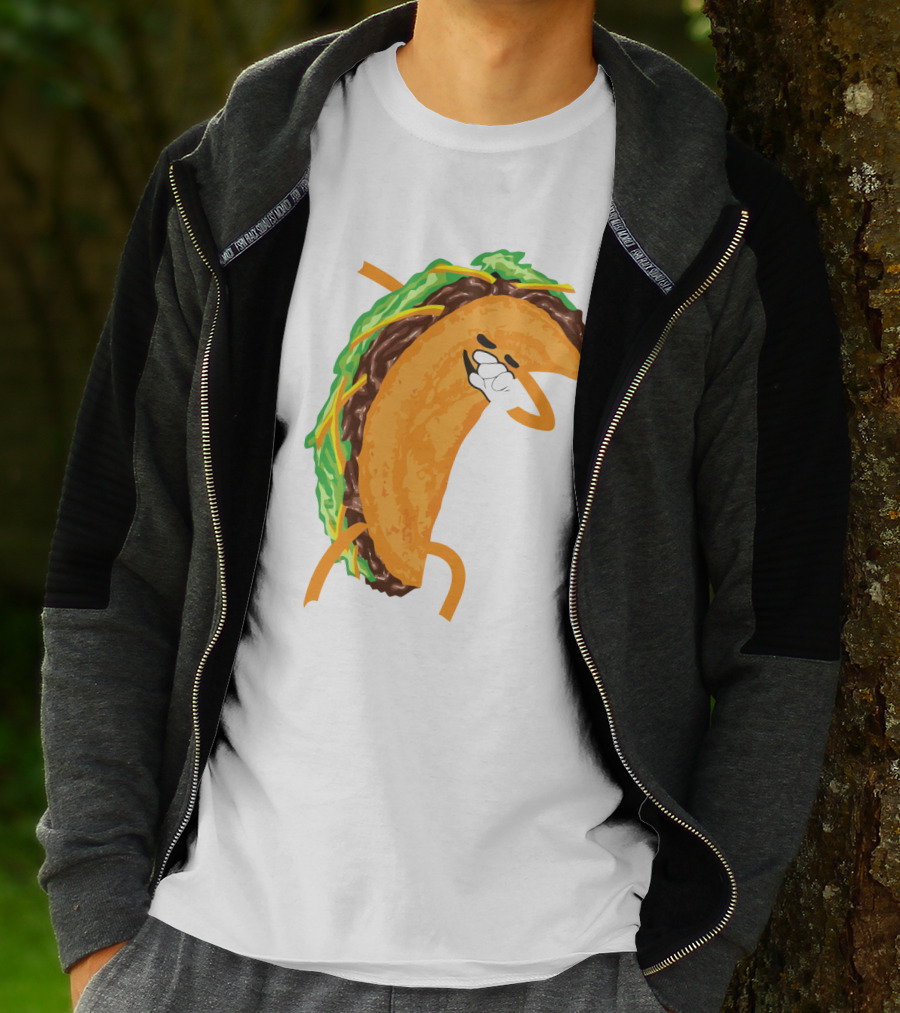 Tacos Tacos Tacos Tacos Dancing Taco Character T-Shirt