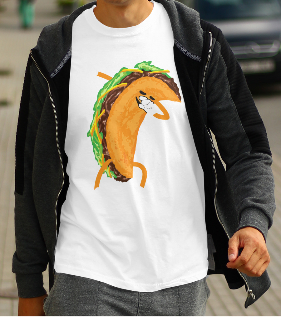 Tacos Tacos Tacos Tacos Dancing Taco Character T-Shirt