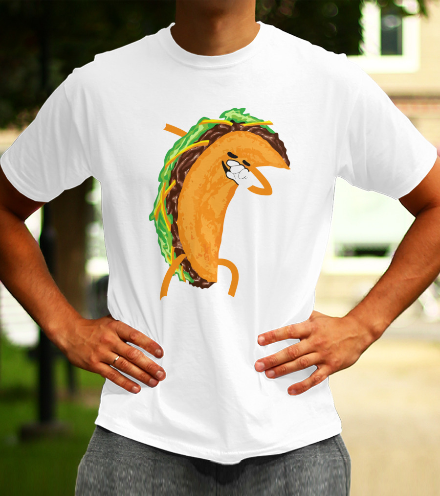 Tacos Tacos Tacos Tacos Dancing Taco Character T-Shirt